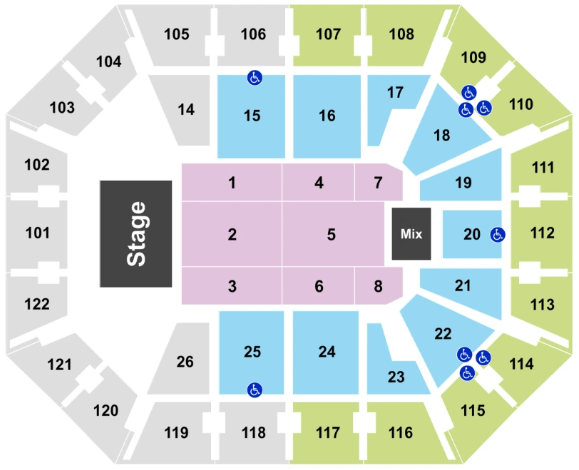 Mohegan Sun Arena Seating Chart